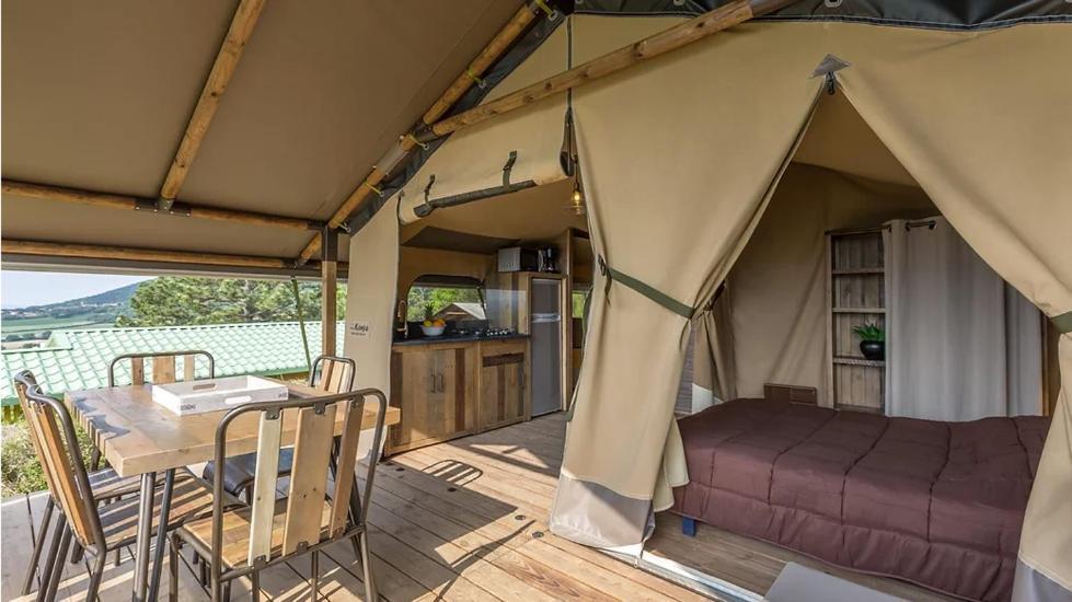 Camping La Vaugelette - Drome Montclar-sur-Gervanne Номер фото