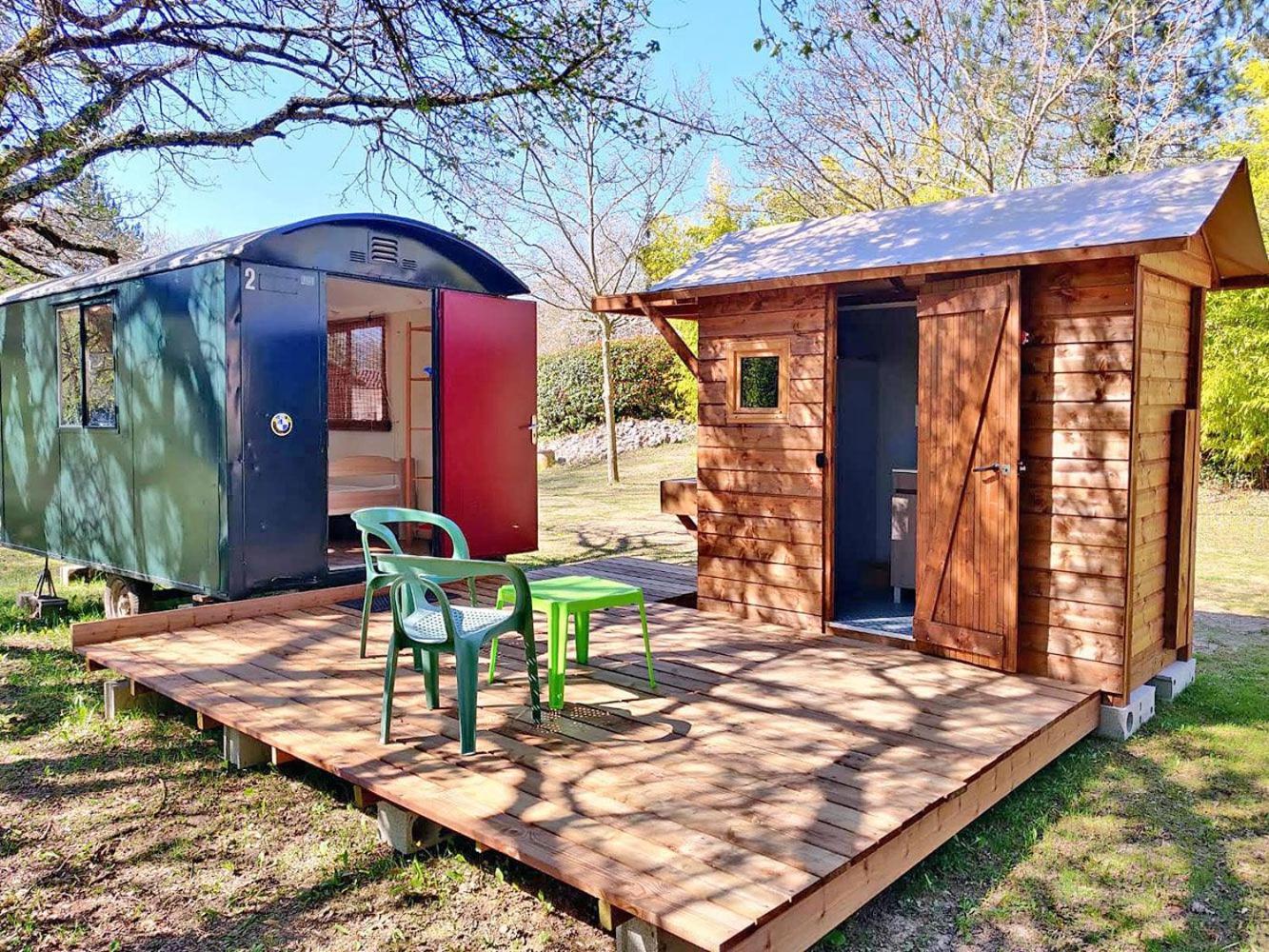 Camping La Vaugelette - Drome Montclar-sur-Gervanne Экстерьер фото